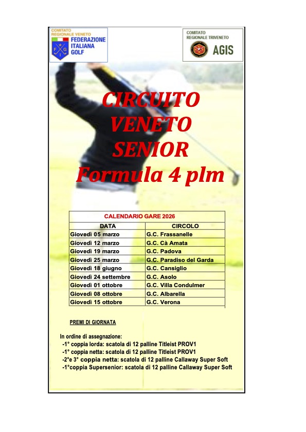 Challenge Veneto Senior 2026