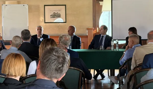 Incontro Istituzionale al Golf della Montecchia con il Presidente Federale Cristiano Cerchiai