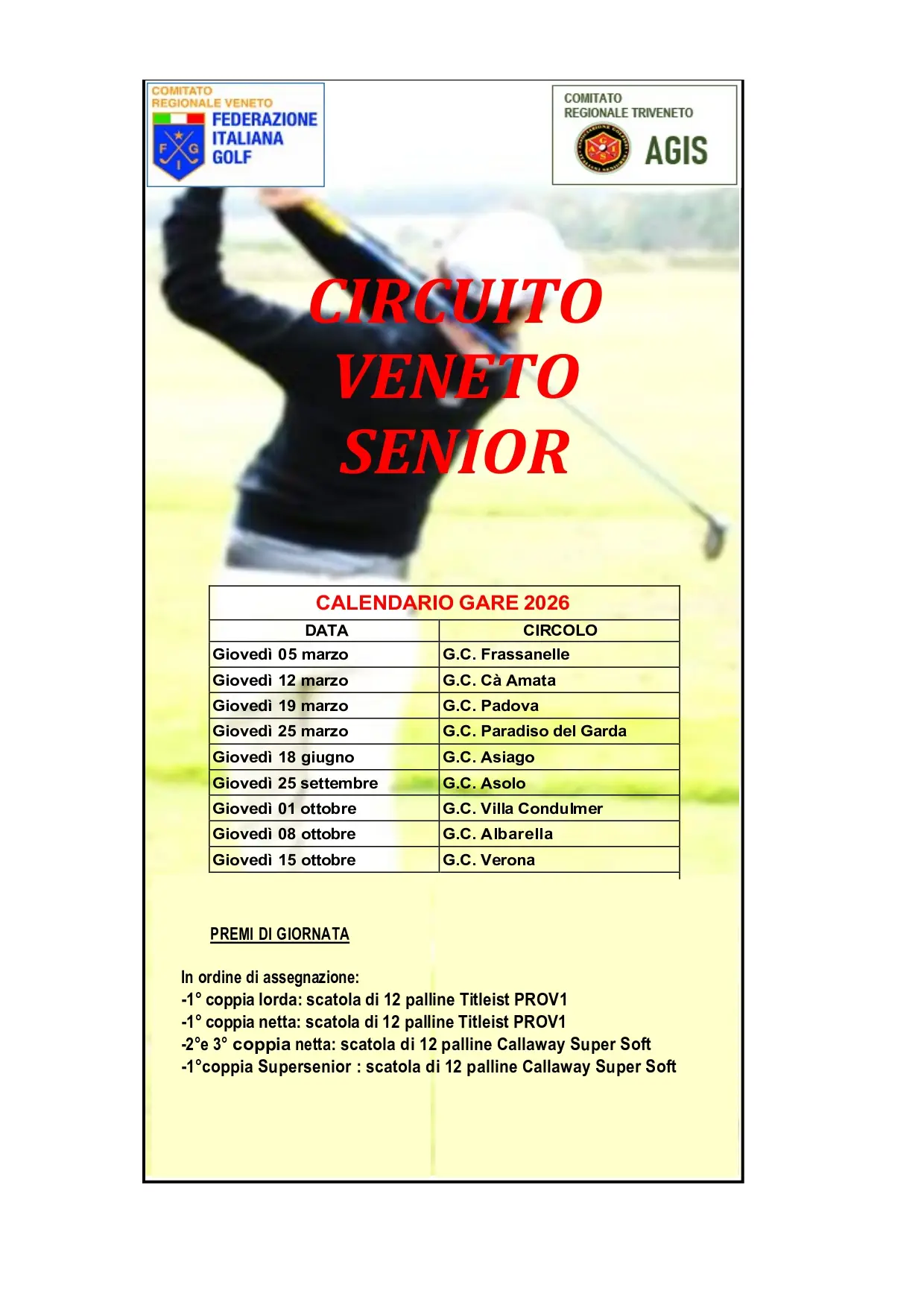 Challenge Veneto Senior 2026
